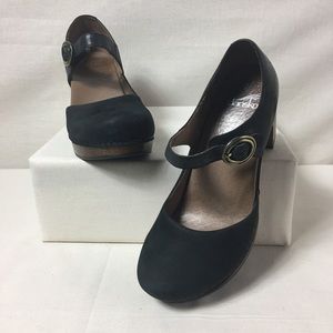 Dansko Dorothy Platform Pump - Black - UK 40